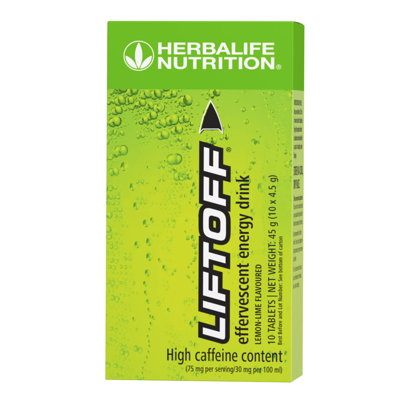 LiftOff® Energy Drink LemonLime Flavoured 10 tablets Herbalife